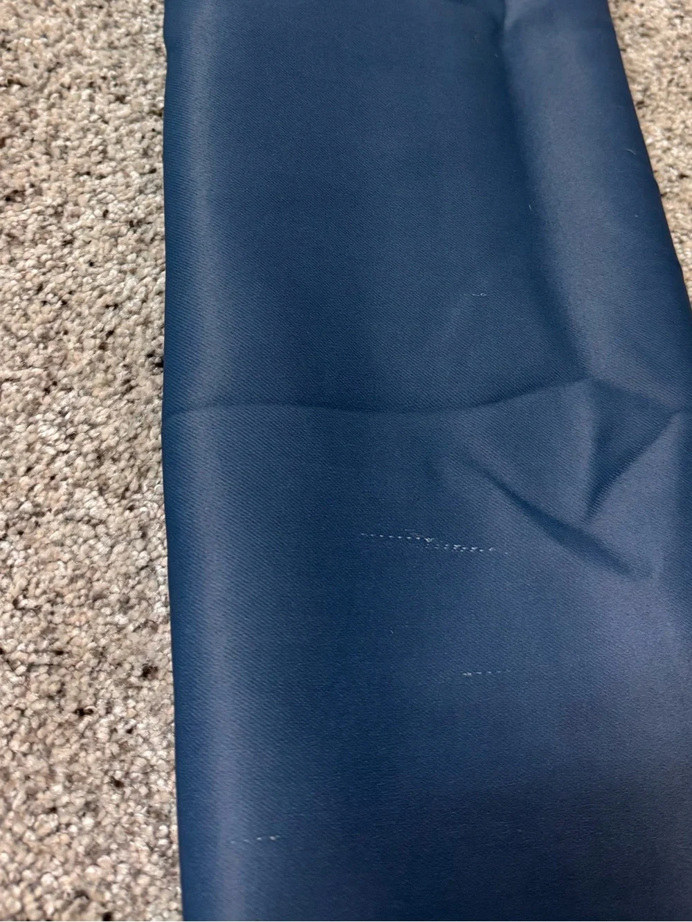 Blue Colorblock Blackout Grommet Curtain Panel 52x84 Polyester new- imperfection